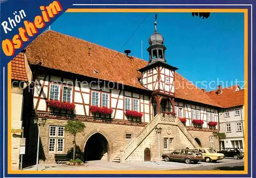 AK / Ansichtskarte Ostheim Rhoen Rathaus Kat. Ostheim v.d.Rhoen