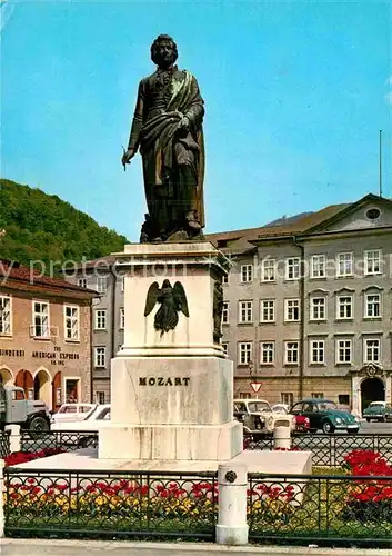 AK / Ansichtskarte Salzburg Oesterreich Mozartdenkmal Kat. Salzburg