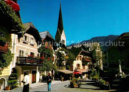 AK / Ansichtskarte Hallstatt Salzkammergut Marktplatz Kat. Hallstatt