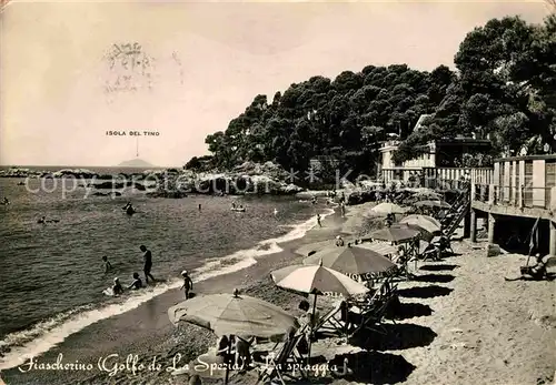 AK / Ansichtskarte Fiascherino di Lerici Strand