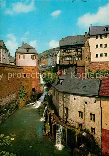 AK / Ansichtskarte Saarburg Saar Altstadt Wasserfall Kat. Saarburg