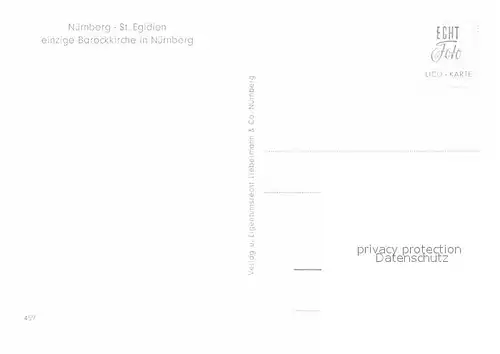 AK / Ansichtskarte Nuernberg St. Egidien  Kat. Nuernberg