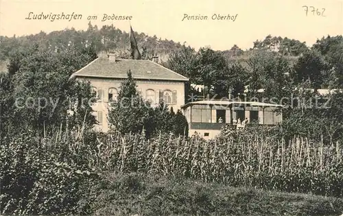 AK / Ansichtskarte Ludwigshafen Bodensee Pension Oberhof  Kat. Bodman Ludwigshafen