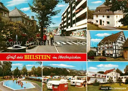 AK / Ansichtskarte Bielstein Camping Fachwerk Haus Waldfrieden Kat. Wiehl