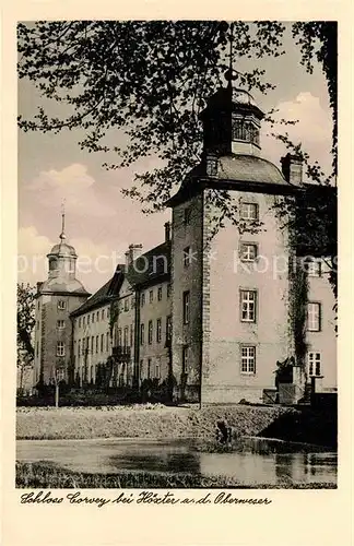 AK / Ansichtskarte Hoexter Weser Schloss Corvey  Kat. Hoexter