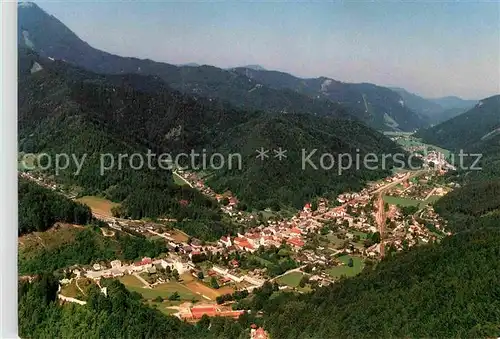 AK / Ansichtskarte Hohenberg Niederoesterreich Fliegeraufnahme Traisental Kat. Hohenberg