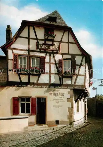 AK / Ansichtskarte Bad Kreuznach Historisches Dr Faust Haus Kat. Bad Kreuznach