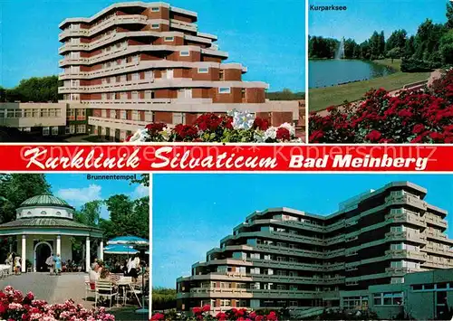 AK / Ansichtskarte Bad Meinberg Kurklinik Silvaticum Kurparksee Brunnentempel Kat. Horn Bad Meinberg