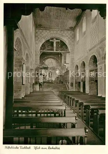 AK / Ansichtskarte Fischbeck Weser Stiftskirche Hochaltar Kat. Hessisch Oldendorf