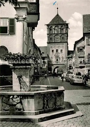 AK / Ansichtskarte Wangen Allgaeu Lindauer Tor  Kat. Wangen im Allgaeu