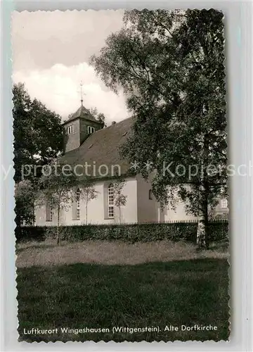 AK / Ansichtskarte Wingeshausen Alte Dorfkirche Kat. Bad Berleburg