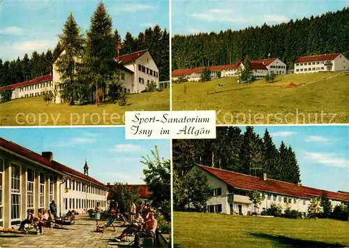 AK / Ansichtskarte Isny Allgaeu Sport Sanatorium Kat. Isny im Allgaeu