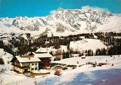 AK / Ansichtskarte Dienten Hochkoenig Alpengasthof uebergossene Alm Kat. Dienten am Hochkoenig