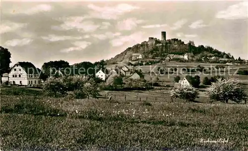 AK / Ansichtskarte Nuerburg Teilansicht mit der Burg Kat. Nuerburg