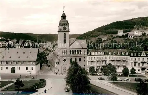 AK / Ansichtskarte Bad Schwalbach Platz Kirche  Kat. Bad Schwalbach