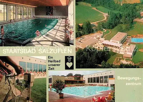 AK / Ansichtskarte Bad Salzuflen Hallenbad Fliegeraufnahme Schwimmbad Kat. Bad Salzuflen