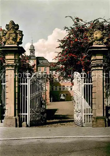 AK / Ansichtskarte Schwetzingen Schlossgarten Eingang Kat. Schwetzingen