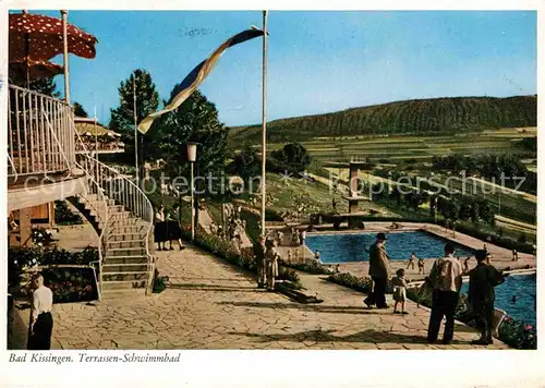 AK / Ansichtskarte Bad Kissingen Terrassen Schwimmbad Kat. Bad Kissingen