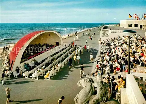 AK / Ansichtskarte Westerland Sylt Kurpromenade Musikpavillon Kat. Westerland