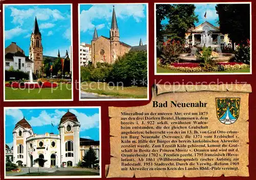 AK / Ansichtskarte Bad Neuenahr Ahrweiler Kirchen Kurhaus Casino Kat. Bad Neuenahr Ahrweiler