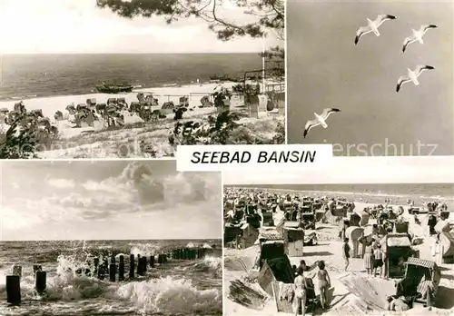 AK / Ansichtskarte Bansin Ostseebad Moewe Strand  Kat. Heringsdorf