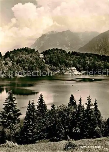 AK / Ansichtskarte Freibergsee Waldhotel Strandbad  Kat. Oberstdorf