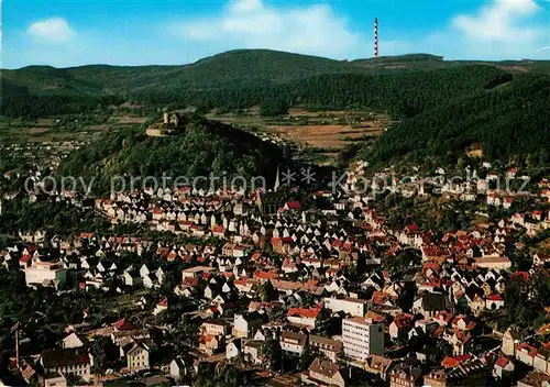 AK / Ansichtskarte Biedenkopf Fliegeraufnahme Kat. Biedenkopf