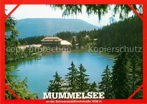 AK / Ansichtskarte Mummelsee Berghotel  Kat. Seebach