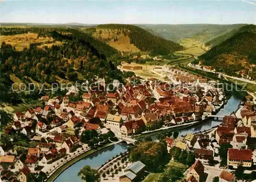 AK / Ansichtskarte Sulz Neckar Fliegeraufnahme Kat. Sulz am Neckar