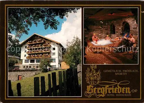 AK / Ansichtskarte Fiss Tirol Hotel Restaurant Bergfrieden Whirlpool Kat. Fiss