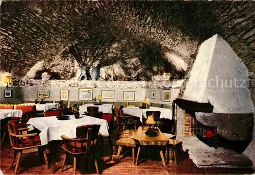 AK / Ansichtskarte Landskron Kaernten Burgstueberl Cafe Restaurant Kamin Ruine Kat. Villach