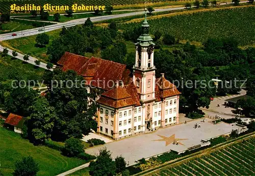 AK / Ansichtskarte Birnau Basilika Fliegeraufnahme Kat. Uhldingen Muehlhofen