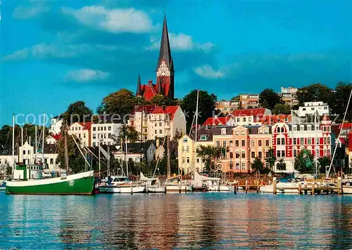 AK / Ansichtskarte Flensburg Blick auf Juergensby Kat. Flensburg