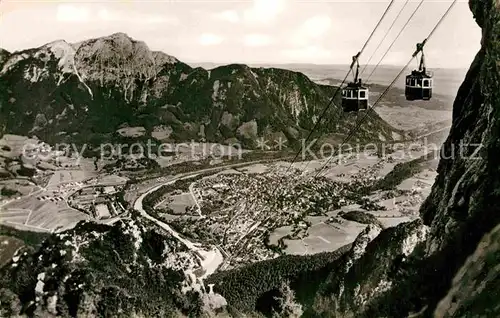 AK / Ansichtskarte Seilbahn Predigtstuhl Bad Reichenhall Hochstaufen  Kat. Bahnen