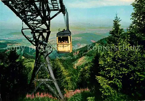 AK / Ansichtskarte Seilbahn Schauinsland Freiburg im Breisgau  Kat. Bahnen