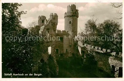 AK / Ansichtskarte Auerbach Bergstrasse Schloss Kat. Bensheim