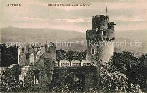 AK / Ansichtskarte Auerbach Bergstrasse Schloss Kat. Bensheim