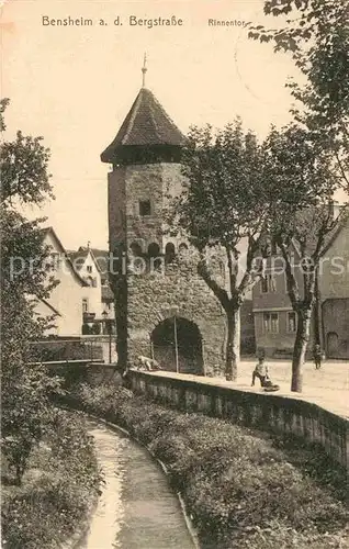 AK / Ansichtskarte Bensheim Bergstrasse Rinnentor Kat. Bensheim