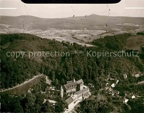 AK / Ansichtskarte Bensheim Bergstrasse Schloss Fliegeraufnahme Kat. Bensheim