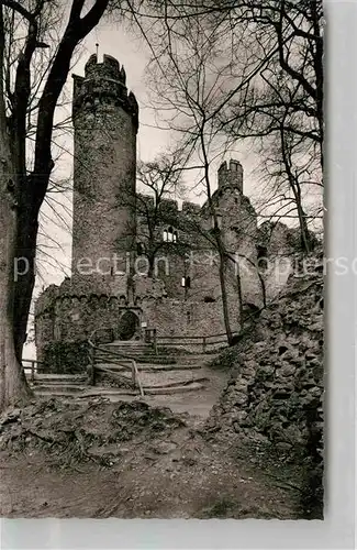 AK / Ansichtskarte Auerbach Bergstrasse Burgrestaurant Auerbacher Schloss Kat. Bensheim