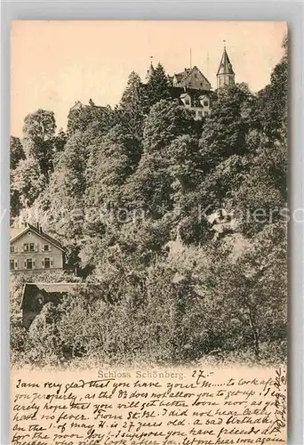 AK / Ansichtskarte Schoenberg Bensheim Schloss Schoenberg Kat. Bensheim