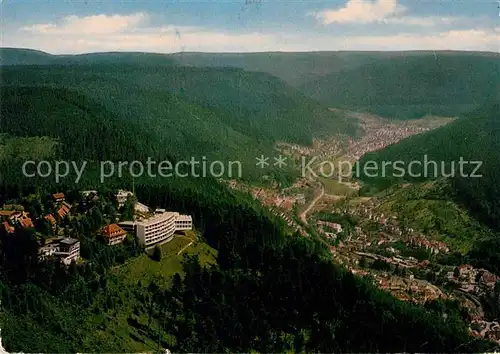 AK / Ansichtskarte Bad Wildbad Staatsbad im Schwarzwald Fliegeraufnahme Kat. Bad Wildbad