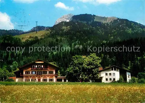 AK / Ansichtskarte Osterhofen Bayrischzell Hotel Alpenhof Mangfallgebirge Kat. Bayrischzell