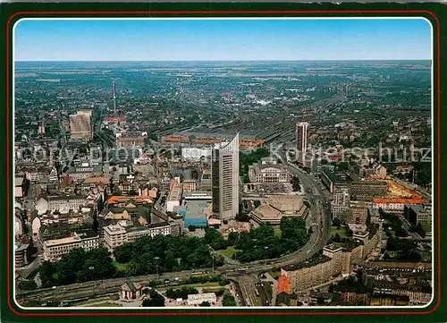 AK / Ansichtskarte Leipzig Messestadt Fliegeraufnahme Kat. Leipzig