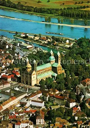 AK / Ansichtskarte Speyer Rhein Fliegeraufnahme Kaiserdom Kat. Speyer