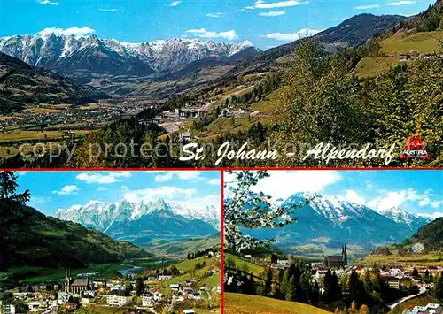 AK / Ansichtskarte St Johann Tirol Panorama Kirche  Kat. St. Johann in Tirol