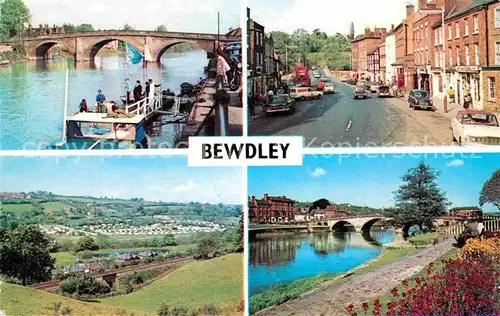 AK / Ansichtskarte Bewdley Bridge and River Severn Bewdley Caravan Park River Severn