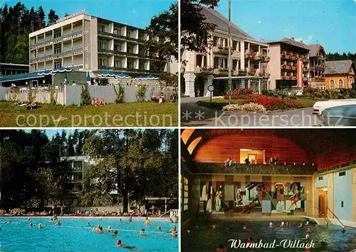 AK / Ansichtskarte Villach Kaernten Warmbad Thermalbad Freibad Kurhotel Kat. Villach