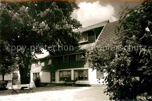 AK / Ansichtskarte Hesselbach Wittgenstein Pension Haus Sonnenschein Kat. Bad Laasphe