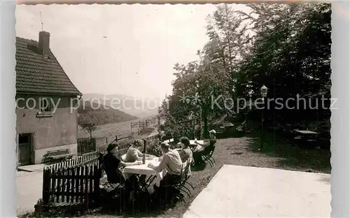 AK / Ansichtskarte Obervalbert Gasthaus Terrasse Kat. Lennestadt